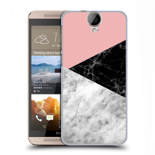 Дизайнерский пластиковый чехол для HTC One E9+ Мраморные тренды