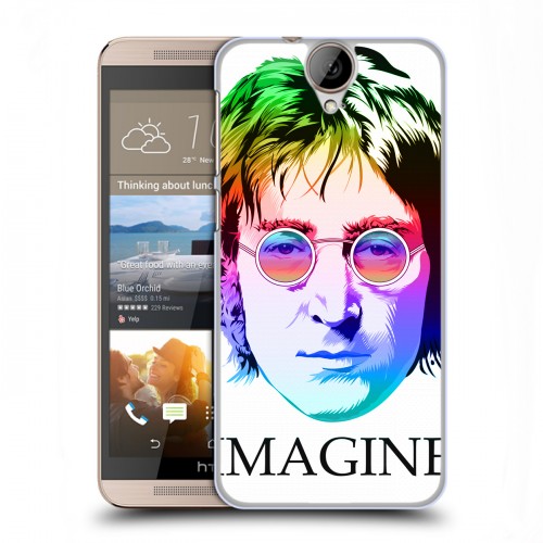Дизайнерский пластиковый чехол для HTC One E9+ Джон Леннон