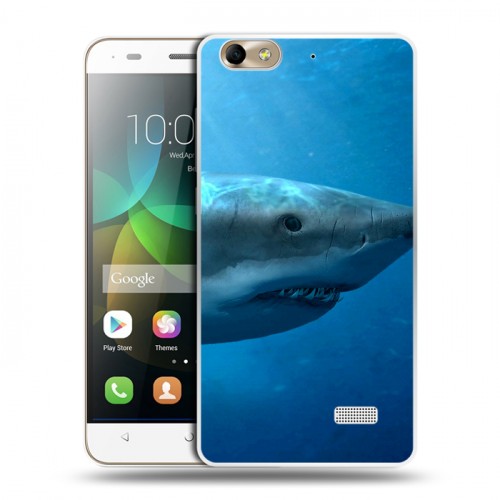 Дизайнерский пластиковый чехол для Huawei Honor 4C Акулы
