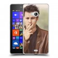 Дизайнерский пластиковый чехол для Microsoft Lumia 540 Джонни Депп
