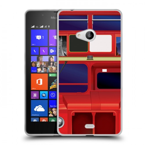 Дизайнерский пластиковый чехол для Microsoft Lumia 540 Дух Лондона