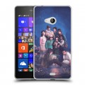 Дизайнерский пластиковый чехол для Microsoft Lumia 540 Очень странные дела