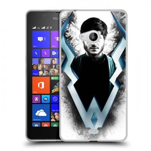 Дизайнерский пластиковый чехол для Microsoft Lumia 540 Сверхлюди