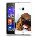 Дизайнерский пластиковый чехол для Microsoft Lumia 540 Сверхлюди
