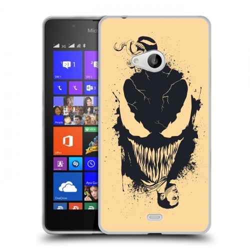 Дизайнерский пластиковый чехол для Microsoft Lumia 540 Веном