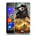 Дизайнерский пластиковый чехол для Microsoft Lumia 540 Хищник (2018)