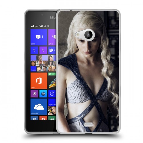 Дизайнерский пластиковый чехол для Microsoft Lumia 540 Игра Престолов