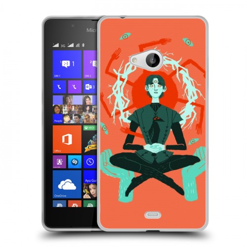 Дизайнерский пластиковый чехол для Microsoft Lumia 540 Игра Престолов