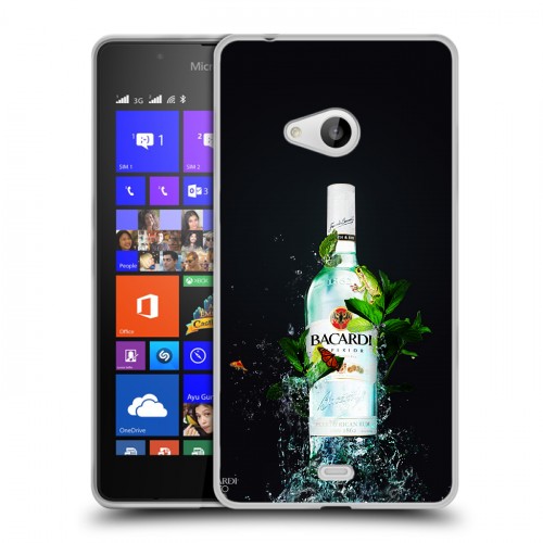 Дизайнерский пластиковый чехол для Microsoft Lumia 540 Bacardi