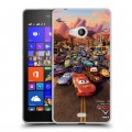 Дизайнерский пластиковый чехол для Microsoft Lumia 540 Тачки