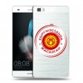 Полупрозрачный дизайнерский пластиковый чехол для Huawei P8 Lite флаг Киргизии
