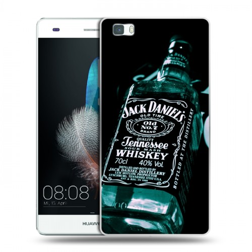 Дизайнерский пластиковый чехол для Huawei P8 Lite Jack Daniels