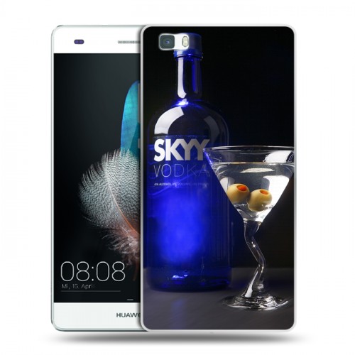Дизайнерский пластиковый чехол для Huawei P8 Lite Skyy Vodka