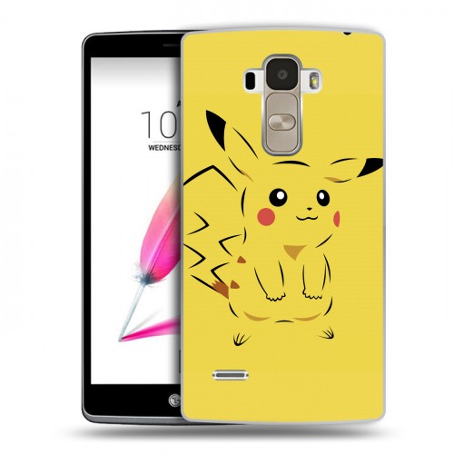 Дизайнерский пластиковый чехол для LG G4 Stylus Pokemon Go