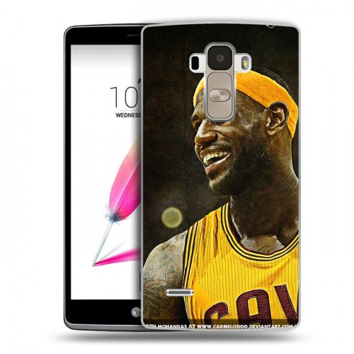 Дизайнерский пластиковый чехол для LG G4 Stylus НБА