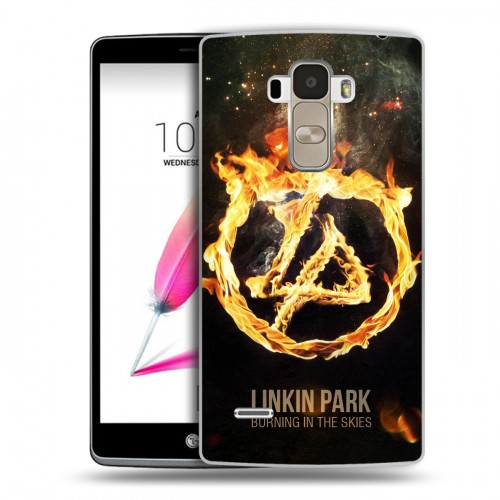 Дизайнерский пластиковый чехол для LG G4 Stylus Linkin Park