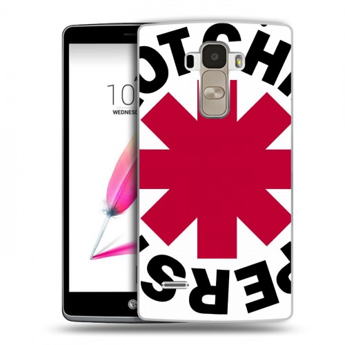Дизайнерский пластиковый чехол для LG G4 Stylus Red Hot Chili Peppers