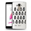 Полупрозрачный дизайнерский пластиковый чехол для LG G4 Stylus Абстракции 2