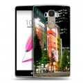 Дизайнерский силиконовый чехол для LG G4 Stylus Токио
