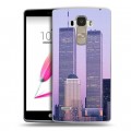 Дизайнерский силиконовый чехол для LG G4 Stylus Нью-Йорк