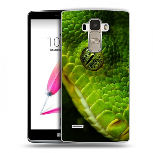 Дизайнерский силиконовый чехол для LG G4 Stylus Змеи