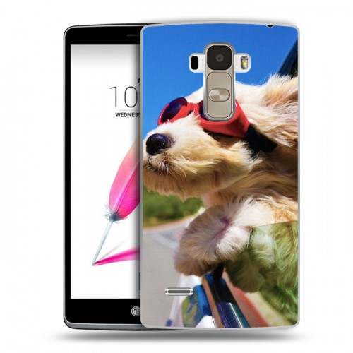 Дизайнерский пластиковый чехол для LG G4 Stylus Собаки