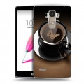 Дизайнерский пластиковый чехол для LG G4 Stylus Кофе напиток