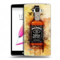 Дизайнерский пластиковый чехол для LG G4 Stylus Jack Daniels