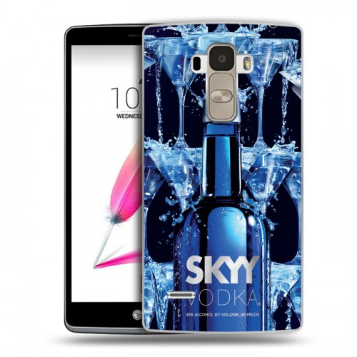 Дизайнерский пластиковый чехол для LG G4 Stylus Skyy Vodka