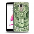 Дизайнерский силиконовый чехол для LG G4 Stylus Текстуры денег
