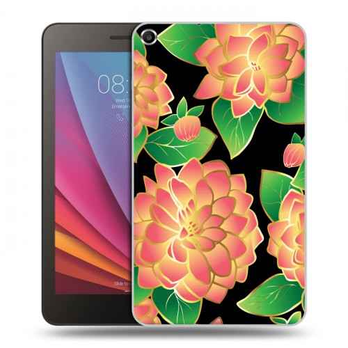 Дизайнерский силиконовый чехол для Huawei MediaPad T1 7.0 Люксовые цветы