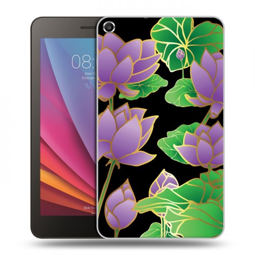 Дизайнерский силиконовый чехол для Huawei MediaPad T1 7.0 Люксовые цветы