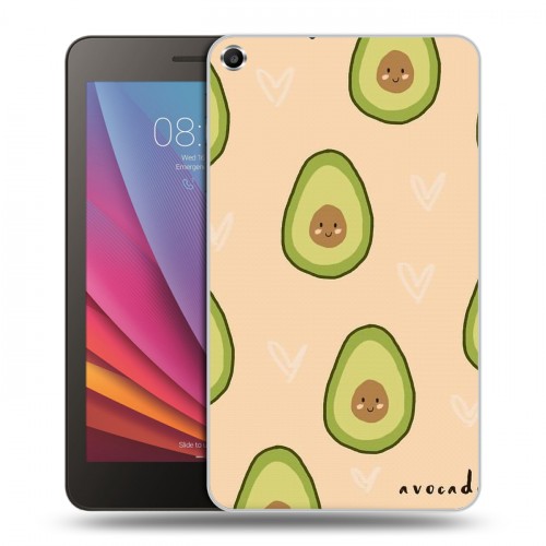 Дизайнерский силиконовый чехол для Huawei MediaPad T1 7.0 Веселое авокадо