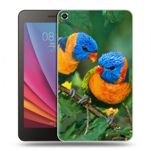Дизайнерский силиконовый чехол для Huawei MediaPad T1 7.0 Попугаи