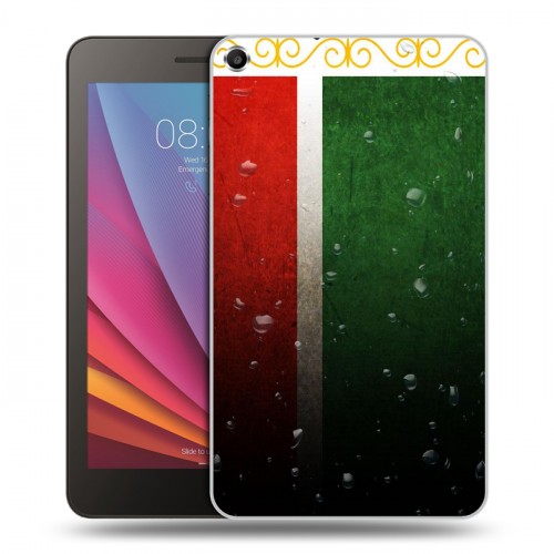Дизайнерский силиконовый чехол для Huawei MediaPad T1 7.0 Флаг Чечни