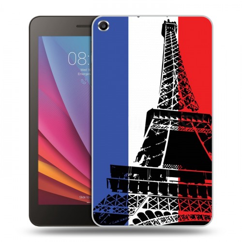 Дизайнерский силиконовый чехол для Huawei MediaPad T1 7.0 Флаг Франции