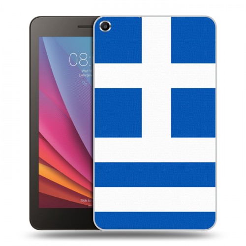 Дизайнерский силиконовый чехол для Huawei MediaPad T1 7.0 Флаг Греции