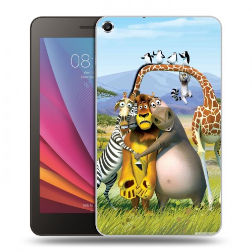 Дизайнерский силиконовый чехол для Huawei MediaPad T1 7.0 Мадагаскар