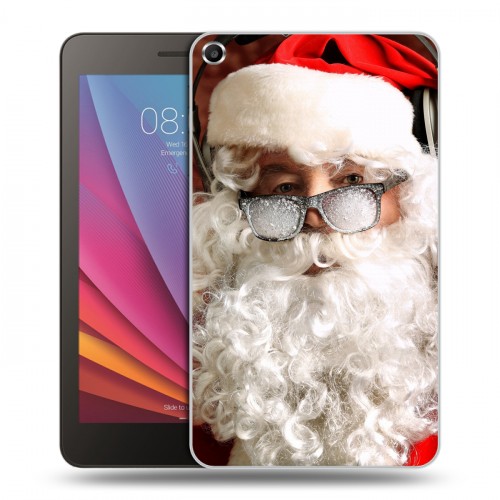 Дизайнерский силиконовый чехол для Huawei MediaPad T1 7.0 Дед мороз и Санта