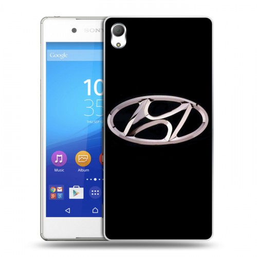 Дизайнерский пластиковый чехол для Sony Xperia Z3+ Hyundai
