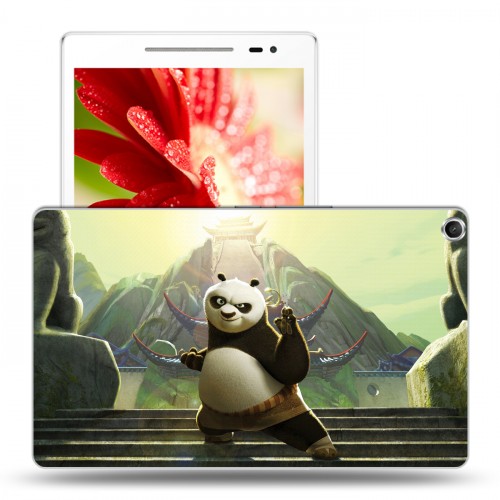 Дизайнерский силиконовый чехол для ASUS ZenPad 8 Кунг-фу панда