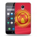 Дизайнерский пластиковый чехол для Meizu M2 Note флаг Киргизии