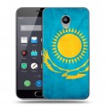 Дизайнерский пластиковый чехол для Meizu M2 Note Флаг Казахстана