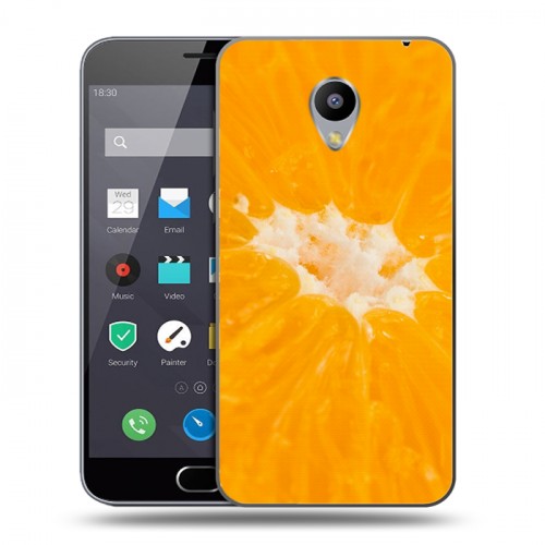 Дизайнерский пластиковый чехол для Meizu M2 Note Апельсины