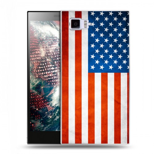 Дизайнерский силиконовый чехол для Lenovo Vibe Z2 Флаг США