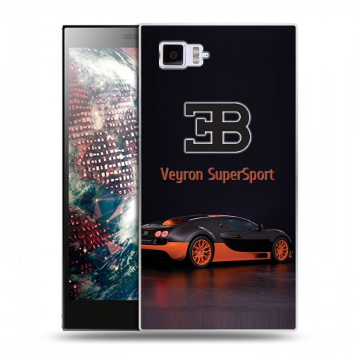 Дизайнерский силиконовый чехол для Lenovo Vibe Z2 Bugatti