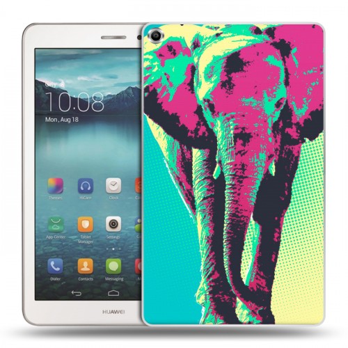 Дизайнерский силиконовый чехол для Huawei MediaPad T1 8.0 Животный поп-арт