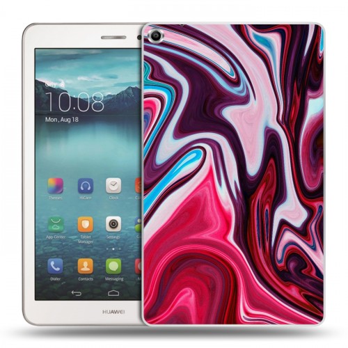 Дизайнерский силиконовый чехол для Huawei MediaPad T1 8.0 Размытые краски