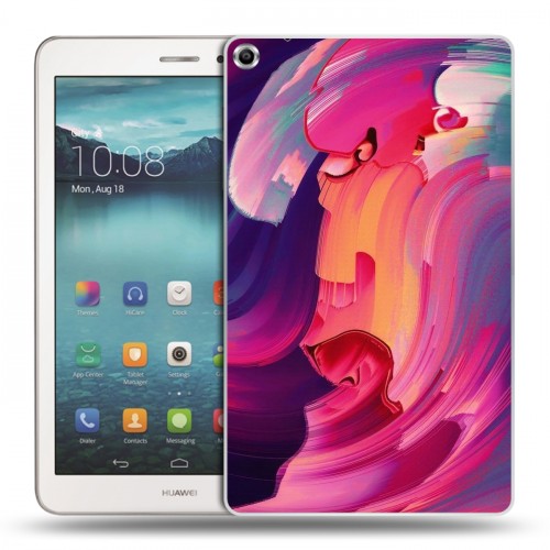 Дизайнерский силиконовый чехол для Huawei MediaPad T1 8.0 Размытые краски