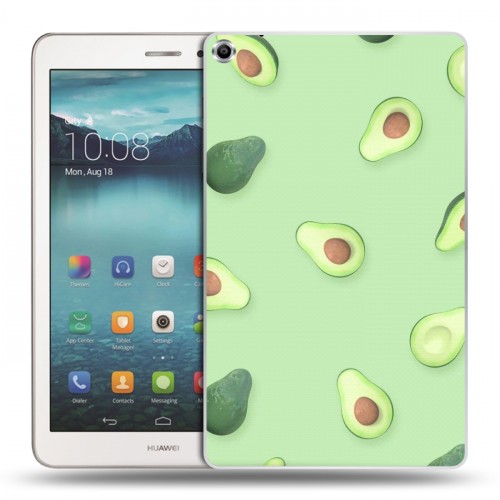 Дизайнерский силиконовый чехол для Huawei MediaPad T1 8.0 Веселое авокадо